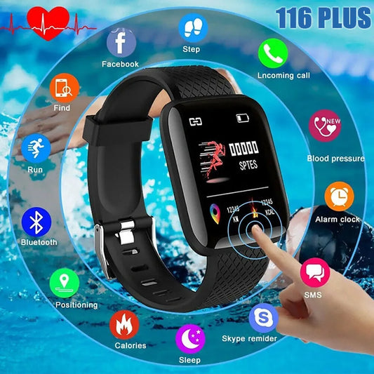 Bluetooth Smart Watch Men Women Blood Pressure Heart Rate Monitor Sport Smartwatch Tracker Reminder Sleep Monitoring